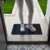J&V TEXTILES 18" X 32" Two-In-One Wet & Dry Shoe Cleaning Outdoor Floor Mats