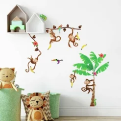 Monkey Business Peel And Stick Wall Decal - RoomMates
