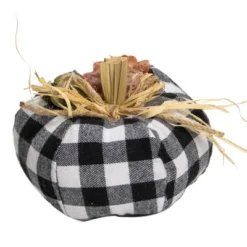 Northlight 5" White And Black Buffalo Plaid Fall Harvest Pumpkin 5 Northlight 5" White And Black Buffalo Plaid Fall Harvest Pumpkin -Home Decor Series Store GUEST 873fb224 df53 48ab 914c ce62abe4eebf
