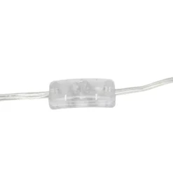 15.25" Modern Ovaloid Glass Bedside Table Lamp With Fabric Shade - Lalia Home -Home Decor Series Store GUEST 87938162 9791 4d3f a7c7 13248b49e2d4