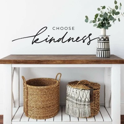 Choose Kindness Peel And Stick Wall Decal Black - RoomMates 1 Choose Kindness Peel And Stick Wall Decal Black - RoomMates