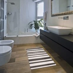 World Rug Gallery Contemporary Striped Anti-Fatigue Standing Mat -Home Decor Series Store GUEST 8a56be1d 4df2 4170 ab76 480b349010f8