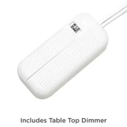 360 Lighting Simon Modern Table Lamps 25 1/2" High Set Of 2 Brushed Nickel With USB Charging Port And Table Top Dimmers White Fabric For Home Desk -Home Decor Series Store GUEST 8b0468f4 1ce9 4e33 b8bb 2d72cd996834