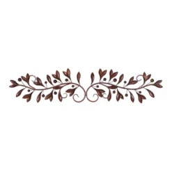Traditional Metal Leaf Floral Wall Decor - Olivia & May