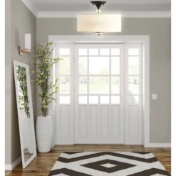 15" Metal/Crystal Marc Semi Flush Mount (Includes Energy Efficient Light Bulb) - JONATHAN Y -Home Decor Series Store GUEST 8ccdef08 a034 4407 969f 85bd47bf5c33