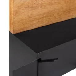 42" X 22" Samuels Decorative Wall Shelf With Hooks Rustic Brown/Black - Kate & Laurel All Things Decor -Home Decor Series Store GUEST 8ec58db3 8587 4356 97ac fa64bac5c64a