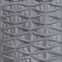 18"x18" Smocked Geo Square Throw Pillow Gray - VCNY Home -Home Decor Series Store GUEST 9161e591 0961 4c6d 96cb c9d9377040ef