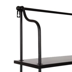 21" X 32" Walters Wood/Metal 3 Tier Shelving Black - Kate & Laurel All Things Decor -Home Decor Series Store GUEST 91d1ce61 8655 4f01 b8f0 a973b5477529