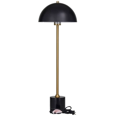 28" X 10" Metal Umbrella Style Desk Lamp With Marble Base - Olivia & May 8 28" X 10" Metal Umbrella Style Desk Lamp With Marble Base - Olivia & May - Image 8