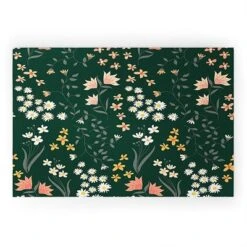 Emanuela Carratoni Meadow Flowers Theme Looped Vinyl Welcome Mat - Society6 -Home Decor Series Store GUEST 93d2ae89 46fd 4fa9 b45c 226f77dfba7c