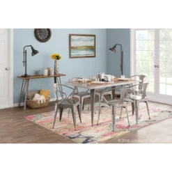 30" X 34" Emery Desk Lamp Antique Silver - LumiSource -Home Decor Series Store GUEST 9528c3a2 2cef 4aba 8760 dd4610ef7c37