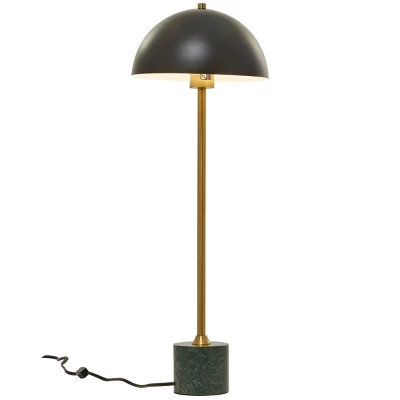 28" X 10" Metal Umbrella Style Desk Lamp With Marble Base - Olivia & May 9 28" X 10" Metal Umbrella Style Desk Lamp With Marble Base - Olivia & May - Image 9