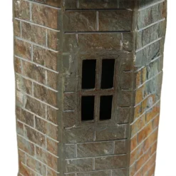 Sunnydaze Decor Sunnydaze Outdoor Backyard Garden Nautical Lighthouse Solar LED Pathlight Statue Figurine - 35" - Brick -Home Decor Series Store GUEST 9688d362 9335 4dbb a6fd 3534fff7aa33