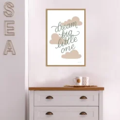 16" X 23" Boho Nursery IV By Becky Thorns Framed Canvas Wall Art Light Brown - Amanti Art -Home Decor Series Store GUEST 970f276d 652a 412e a90e 054bbc506c73