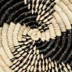 Bohemian Seagrass Plate Handmade Spiral Basket Wall Decor Set Of 3 Black - Olivia & May -Home Decor Series Store GUEST 9722728b 8131 45f6 9ad7 6809ea524e20