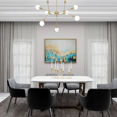 Contemporary Metal Candle Holder Gold - CosmoLiving By Cosmopolitan 4 Contemporary Metal Candle Holder Gold - CosmoLiving By Cosmopolitan - Image 4