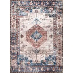 NuLOOM Eliza Machine Washable Traditional Medallion Area Rug -Home Decor Series Store GUEST 9a201ce3 61e5 42aa 8b26 8cd10c50cecd