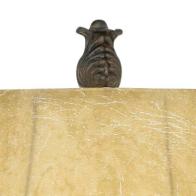 Regency Hill Traditional Accent Table Lamp Swing Arm 22.5" High Bronze Metal Faux Leather Bell Leather Shade For Living Room Family Bedroom 3 Regency Hill Traditional Accent Table Lamp Swing Arm 22.5" High Bronze Metal Faux Leather Bell Leather Shade For Living Room Family Bedroom - Image 3