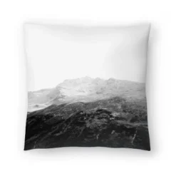 Black White Mountain Landscape By Tanya Shumkina Throw Pillow - Americanflat -Home Decor Series Store GUEST 9b165238 ac19 4bd2 8875 5c89a1b4c341