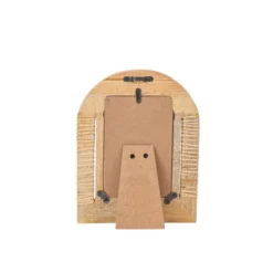 4x6 Inch Arched Picture Frame Mango Wood, MDF, Rattan, Metal & Glass By Foreside Home & Garden -Home Decor Series Store GUEST 9c2d4dd3 0a30 4218 a54d 7dfb4b373dde