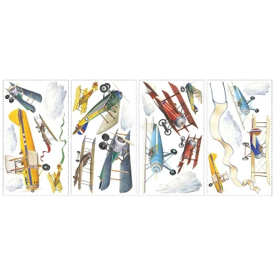 Vintage Planes Peel And Stick Wall Decal - RoomMates 2 Vintage Planes Peel And Stick Wall Decal - RoomMates - Image 2