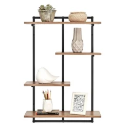 34.5" X 23.6" Rhodes 4 Tier Modern Floating Windowsill Wall Shelf Unit - Danya B. -Home Decor Series Store GUEST 9d46e6fe 41ec 4cb2 9d36 9bcdeb9f66a5