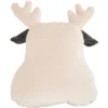 Reno Reindeer Pillow - Off-White/Gray - 12" X 12" - Safavieh