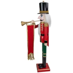 Northlight 36" Red And Green Christmas Nutcracker Soldier With Horn -Home Decor Series Store GUEST 9de843cd d2e5 4c3a 8ff5 a216352c4d47