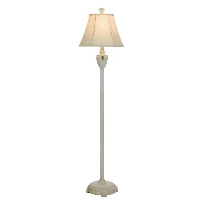 61" Seashell Floor Lamp Coastal Cream - StyleCraft 1 61" Seashell Floor Lamp Coastal Cream - StyleCraft