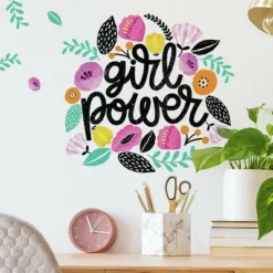 Girl Power Peel And Stick Giant Wall Decal - RoomMates