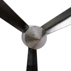 31" X 27" Metal Airplane Propeller 3 Blade Wall Decor With Aviation Detailing Black - Olivia & May -Home Decor Series Store GUEST a0a5473f 5aeb 4258 b1fa b37a90bf43f0