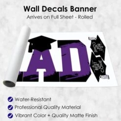 Big Dot Of Happiness Purple Graduation Party Decor - Vinyl Wall Decals - Grad 9 Big Dot Of Happiness Purple Graduation Party Decor - Vinyl Wall Decals - Grad -Home Decor Series Store GUEST a12fefd7 0fec 4918 9115 e5fcf98c2dfa