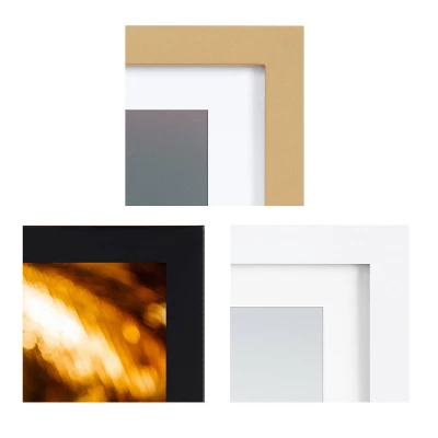 10pc Gallery Frame Box Set White/Black/Gold - Kate & Laurel All Things Decor 4 10pc Gallery Frame Box Set White/Black/Gold - Kate & Laurel All Things Decor - Image 4