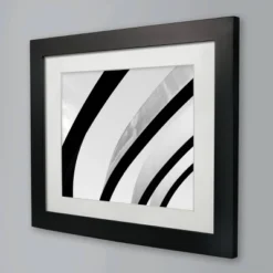 14" X 18" Matted To 11" X 14" Wide Gallery Frame Black - Room Essentials™