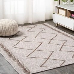 Derya Diamond Trellis Indoor/Outdoor Area Rug - JONATHAN Y -Home Decor Series Store GUEST a35221d8 a200 44cb a017 908cf0c40ceb