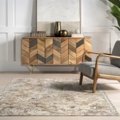 NuLOOM Zenni Vintage Floral Indoor/Outdoor Machine Washable Area Rug -Home Decor Series Store GUEST a393e845 f652 44c3 aa2c 19ab4415b96c