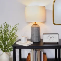 Carved Ceramic Table Lamp Dark Gray (Includes LED Light Bulb) - Hearth & Hand™ With Magnolia 5 Carved Ceramic Table Lamp Dark Gray (Includes LED Light Bulb) - Hearth & Hand™ With Magnolia -Home Decor Series Store GUEST a46bfd2c 5e9b 4152 a76f 8481e7b67a1c