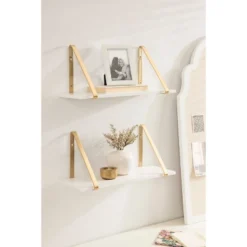 2pk 18" Soloman Wooden Shelves With Brackets White - Kate & Laurel All Things Decor 13 2pk 18" Soloman Wooden Shelves With Brackets White - Kate & Laurel All Things Decor -Home Decor Series Store GUEST a4ae09f0 64a1 4d08 aa6b b19dcebc7db6