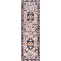 NuLOOM Nevaeh Machine Washable Bohemian Medallion Area Rug -Home Decor Series Store GUEST a5f6780d c060 49b8 8115 ecd69ff21f2d