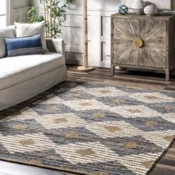 NuLOOM Hand Braided Marla Denim And Jute Diamonds Area Rug 15 NuLOOM Hand Braided Marla Denim And Jute Diamonds Area Rug -Home Decor Series Store GUEST a6cc5eb9 a7b4 4671 bc88 361694f10414