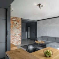 3-Light Shipka Flush Mount Ceiling Light With Antique Brass Accent Matte Black - Globe Electric -Home Decor Series Store GUEST a72a4c4e 6f47 4aed 8a78 f5801790c32b