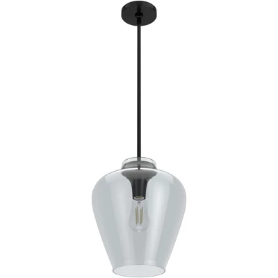 1-Light Vidria Pendant Matte Black - Hunter Fan 3 1-Light Vidria Pendant Matte Black - Hunter Fan - Image 3