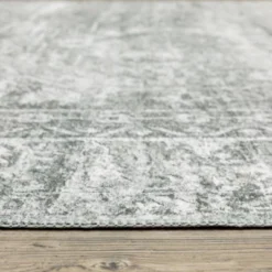 Micah Washable Distressed Oriental Indoor Area Rug Gray/Ivory - Captiv8e Designs 18 Micah Washable Distressed Oriental Indoor Area Rug Gray/Ivory - Captiv8e Designs -Home Decor Series Store GUEST a88df7f1 a359 4378 97df ff137aa161eb