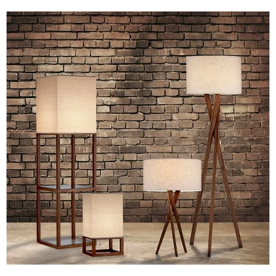 29.5" Brooklyn Table Lamp Brown - Adesso 2 29.5" Brooklyn Table Lamp Brown - Adesso - Image 2
