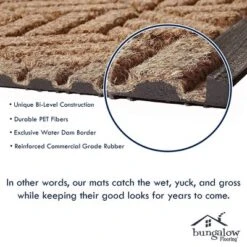 1'8"x2'6" Aqua Shield Snowflake Door Mat Solid Red - Bungalow Flooring -Home Decor Series Store GUEST aa6c5bf3 0c28 48dd 9bfc 98c25d0ac5dc