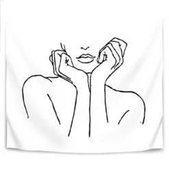 Americanflat Thinking By Martina Wall Tapestry -Home Decor Series Store GUEST aa7a007d 983a 49fd bcf9 48157571a968