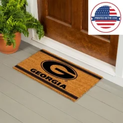 Evergreen University Of Georgia Logo Turf Mat, Brown- 28 X 16 Inches Indoor Outdoor Doormat -Home Decor Series Store GUEST abac81a1 b692 4ff6 9acc eb68f6b79439