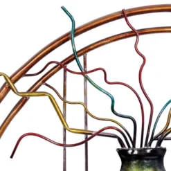 Metal Abstract Wall Decor With Vase Details - Olivia & May -Home Decor Series Store GUEST abbfb0e2 825b 4ba1 95c2 bebb8ba34ba4