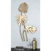 Glam Leaves Wall Decor Gold - CosmoLiving By Cosmopolitan