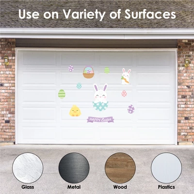 Big Dot Of Happiness Spring Easter Bunny - Peel And Stick Nursery And Home Decor Vinyl Wall Art Stickers - Wall Decals - Set Of 20 3 Big Dot Of Happiness Spring Easter Bunny - Peel And Stick Nursery And Home Decor Vinyl Wall Art Stickers - Wall Decals - Set Of 20 - Image 3